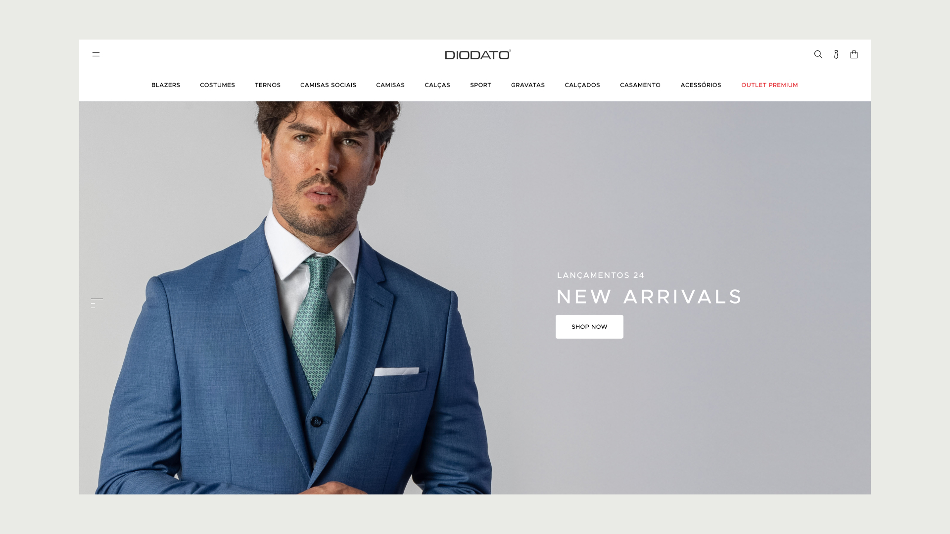 Case Diodato: Imagem do baner principal da loja